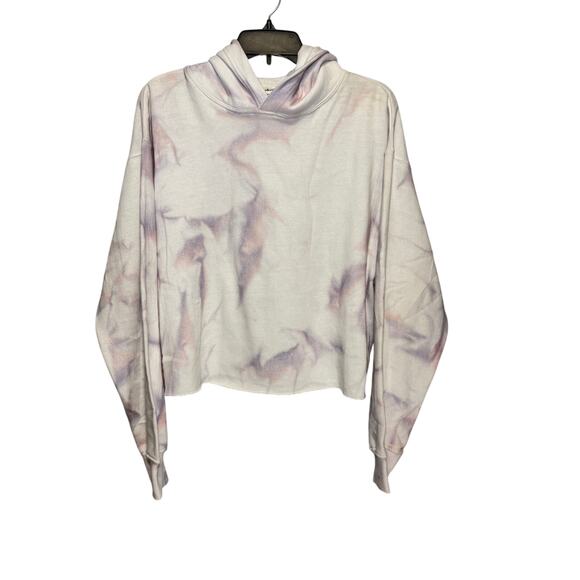 j.O&co Other - J.o&co crop hoodie sweatshirt white/pink tie-dye size G/L